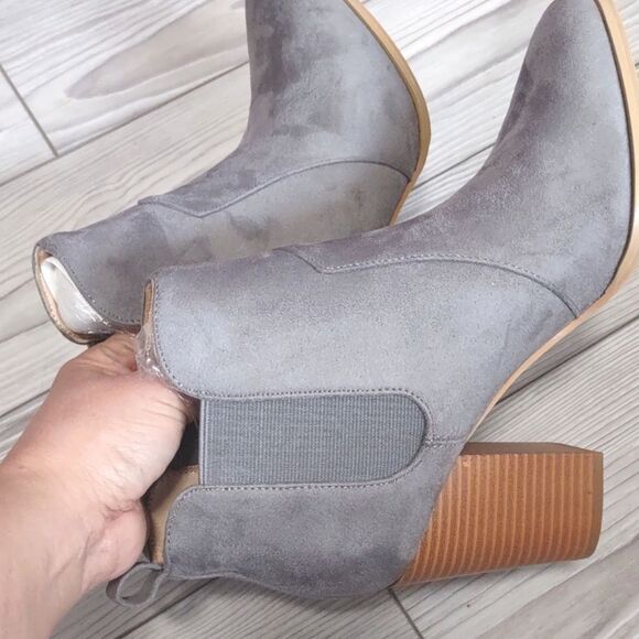 (46-1892)  Omysky Women's Pointed Toe Ankle Boot Sz 8.5 - Picture 5 of 11